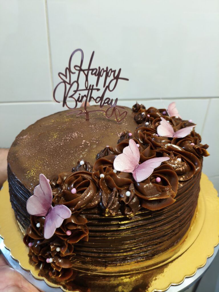 Galería 6 chocolate y dulce de leche tarta