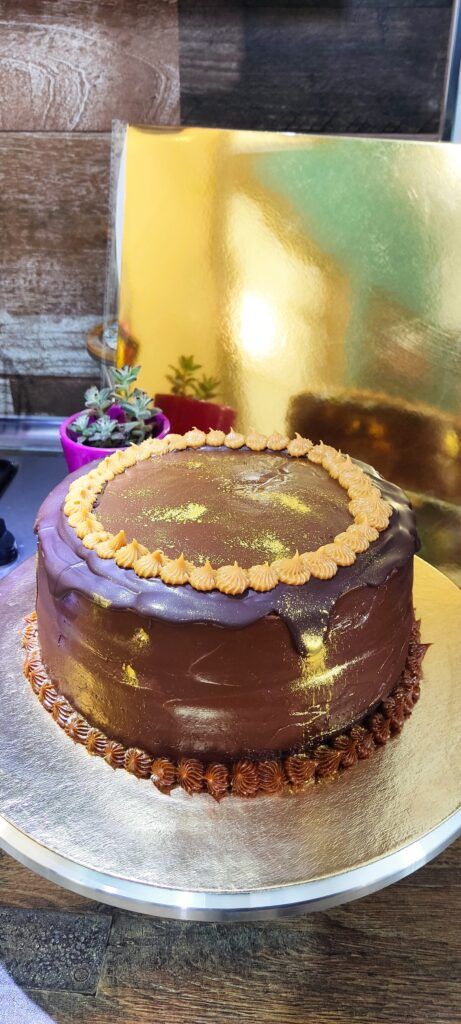tarta chocolate con dulce de leche