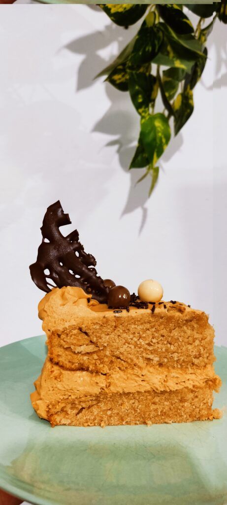 Contacto 2 trozo tarta baileys